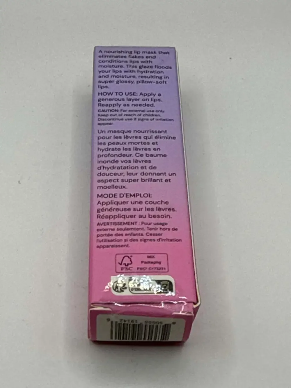 Glossmetics Strawberry Crème Lip Glaze Vitamin-Packed Lip Mask